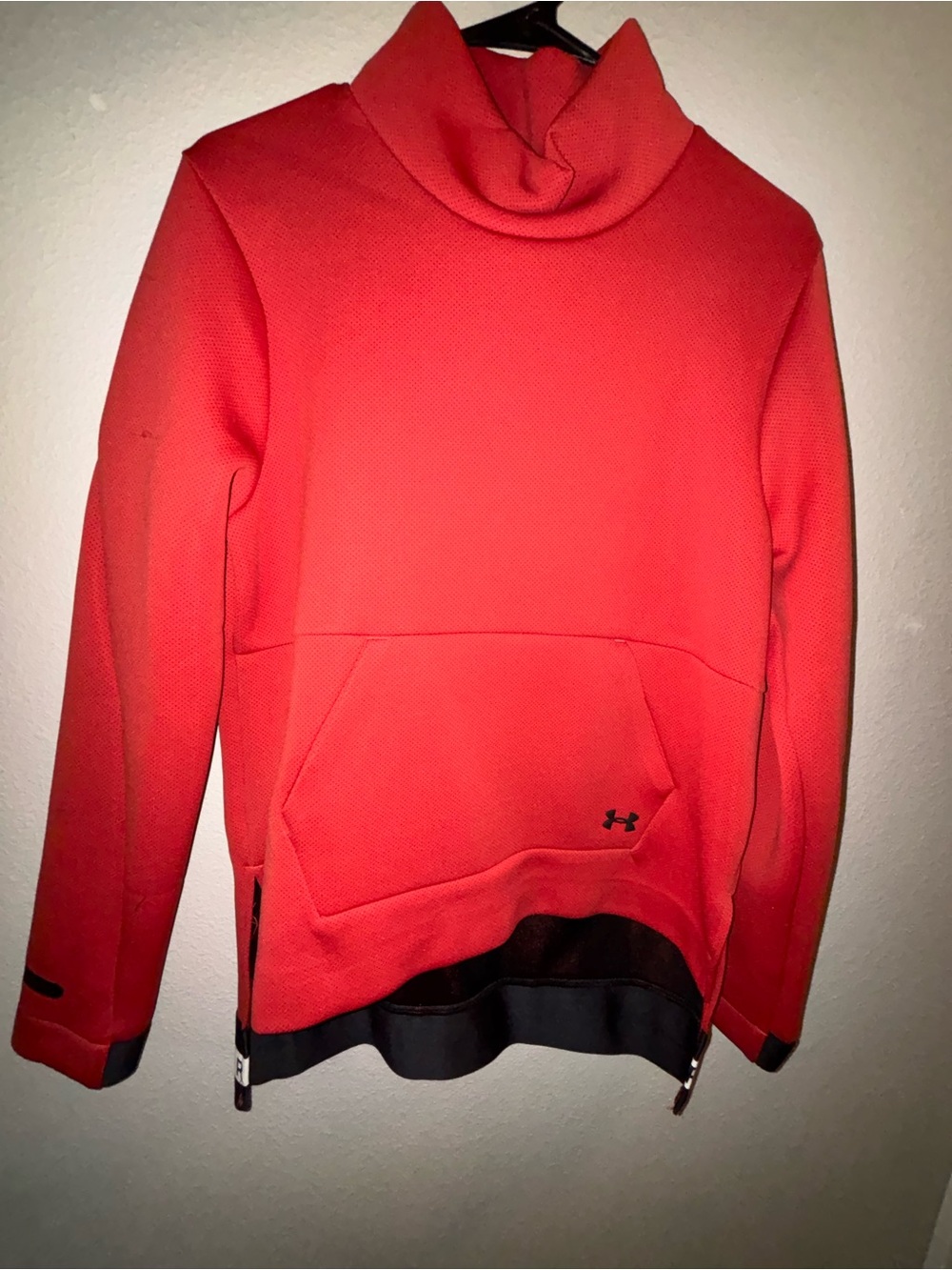 Under Armour Red Athletic Pullover Hoodie